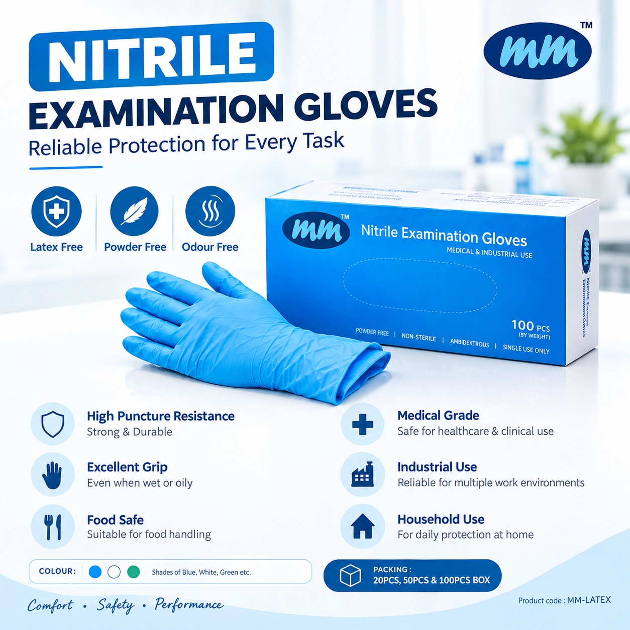 Nitrile Examination Gloves